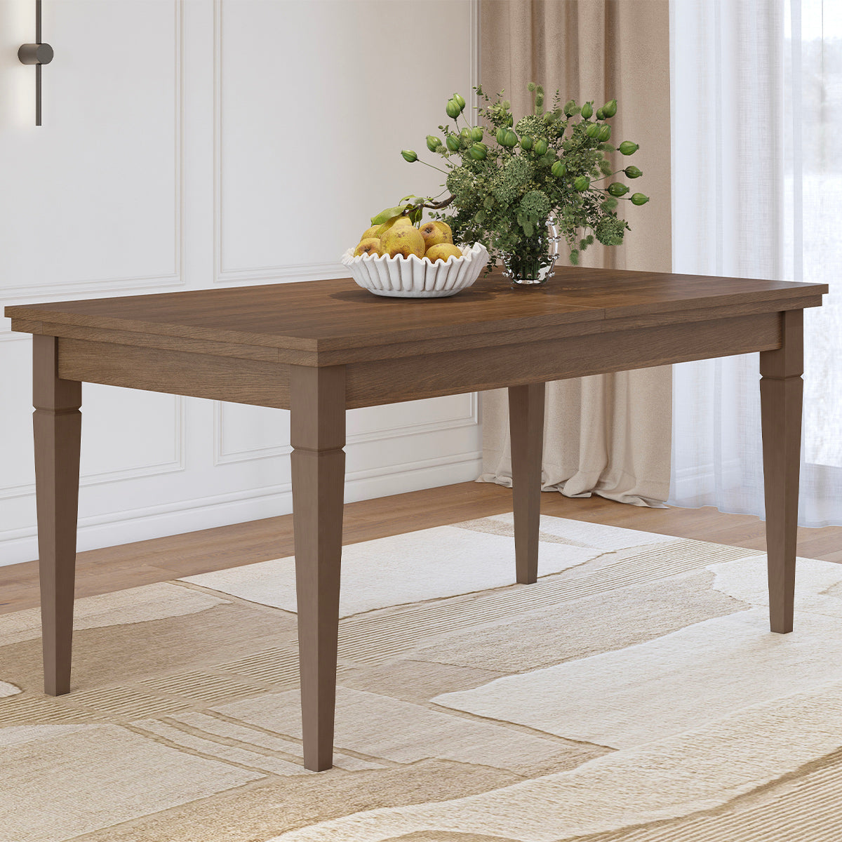 Table à manger extensible 6 à 8 places Martin Bois - vue 2
