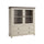 Vaisselier 2 portes 2 tiroirs Martin Beige et Bois