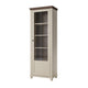Vitrine 1 porte ouverture droite Martin Beige et Bois