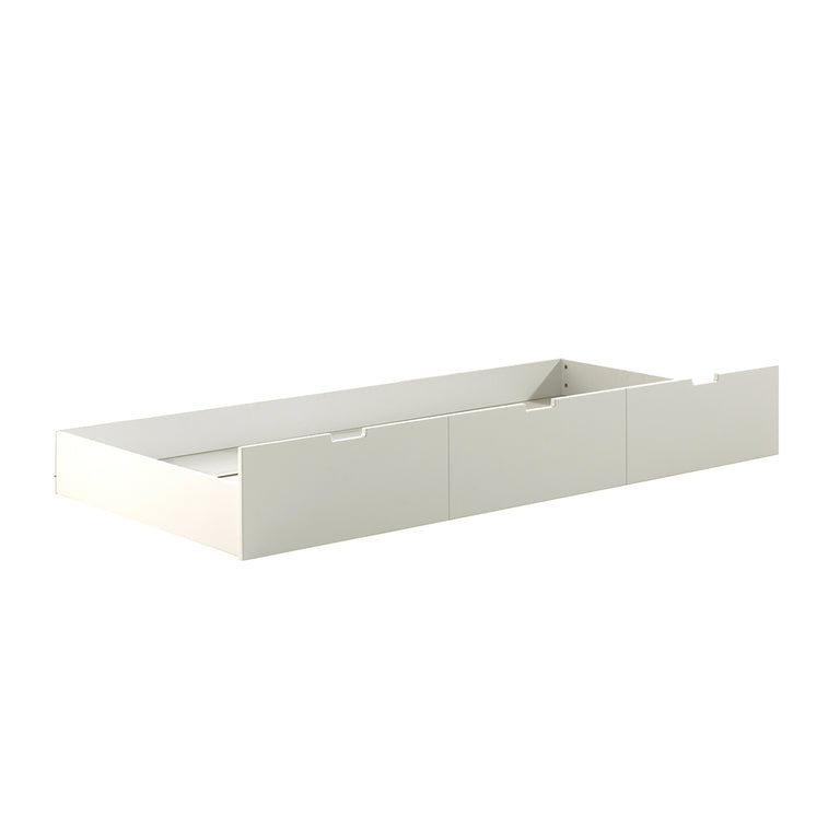 Tiroir de lit 90x190 Vipack Margrit - Blanc et Bois