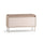 Banc meuble à chaussures long 1 porte Alos Cachemire et Bois