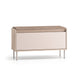 Banc meuble à chaussures long 1 porte Alos Cachemire et Bois