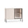 Buffet 2 portes LED inclus Paige Cachemire et Noir