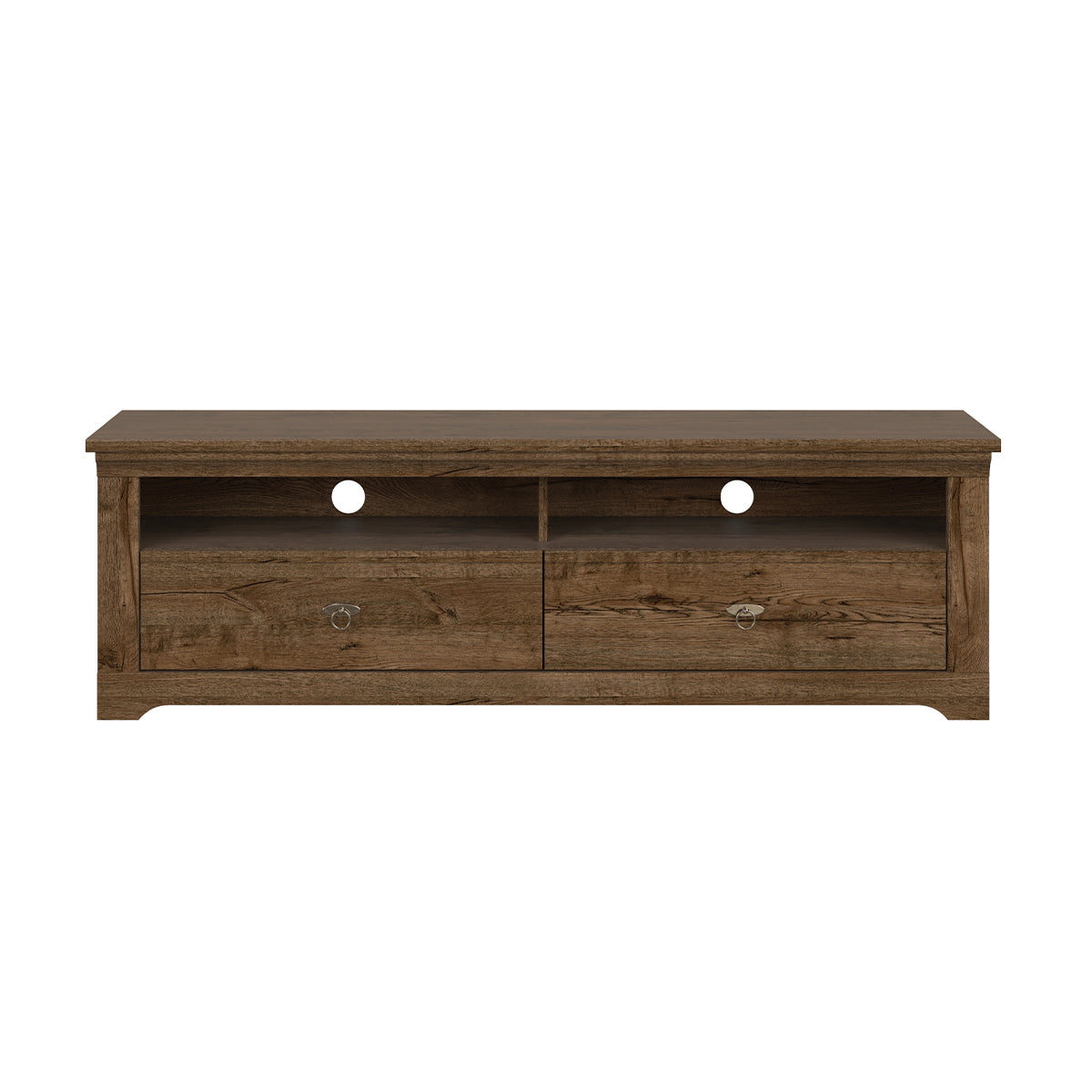 Meuble TV 2 tiroirs 153 cm Noé Bois - vue 3