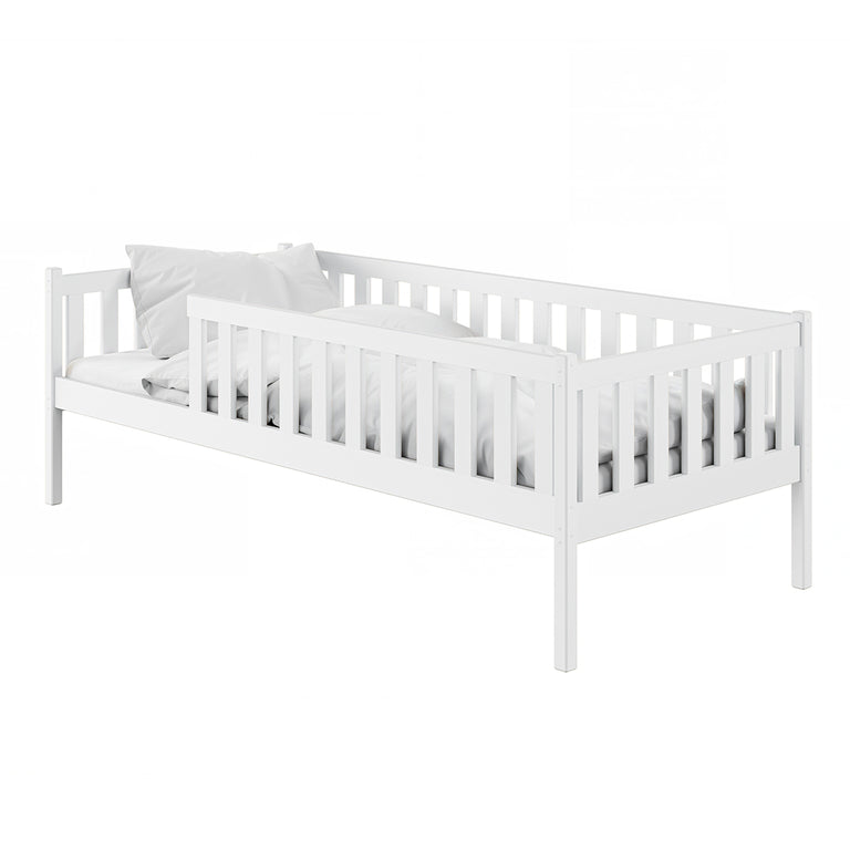 Lit 90x190 sommier inclus Antoine Blanc - vue 2