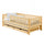 Lit 90x200 sommier lit gigogne et tiroirs inclus Antoine Bois