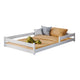 Lit au sol 120x200 sommier inclus Lily Blanc