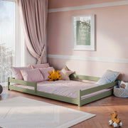 Lit au sol 140x200 sommier inclus Lily Olive