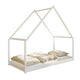 Lit cabane 90x200 sommier inclus Louisa Blanc