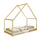 Lit cabane 90x200 sommier inclus Louisa Bois