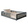 Lit au sol 140x200 sommier inclus Maya Anthracite