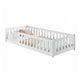 Lit au sol 80x160 sommier inclus Maya Blanc