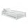 Lit au sol 120x200 sommier inclus Maya Blanc