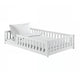 Lit au sol 120x200 sommier inclus Maya Blanc