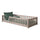 Lit au sol 80x160 sommier inclus Maya Cachemire