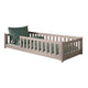 Lit au sol 90x190 sommier inclus Maya Cachemire