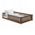 Lit au sol 120x200 sommier inclus Maya Marron foncé