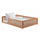 Lit au sol 140x200 sommier inclus Maya Marron