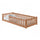 Lit au sol 90x190 sommier inclus Maya Marron