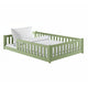 Lit au sol 140x200 sommier inclus Maya Olive