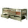 Lit 90x200 sommier et tiroirs inclus Samuel Olive
