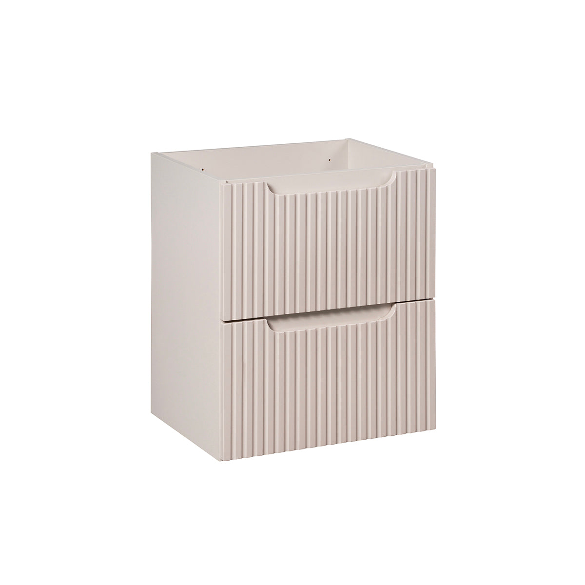 Meuble sous-vasque 50cm 2 tiroirs Riva Cachemire