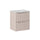 Meuble simple vasque encastrée 50cm 2 tiroirs Riva Cachemire