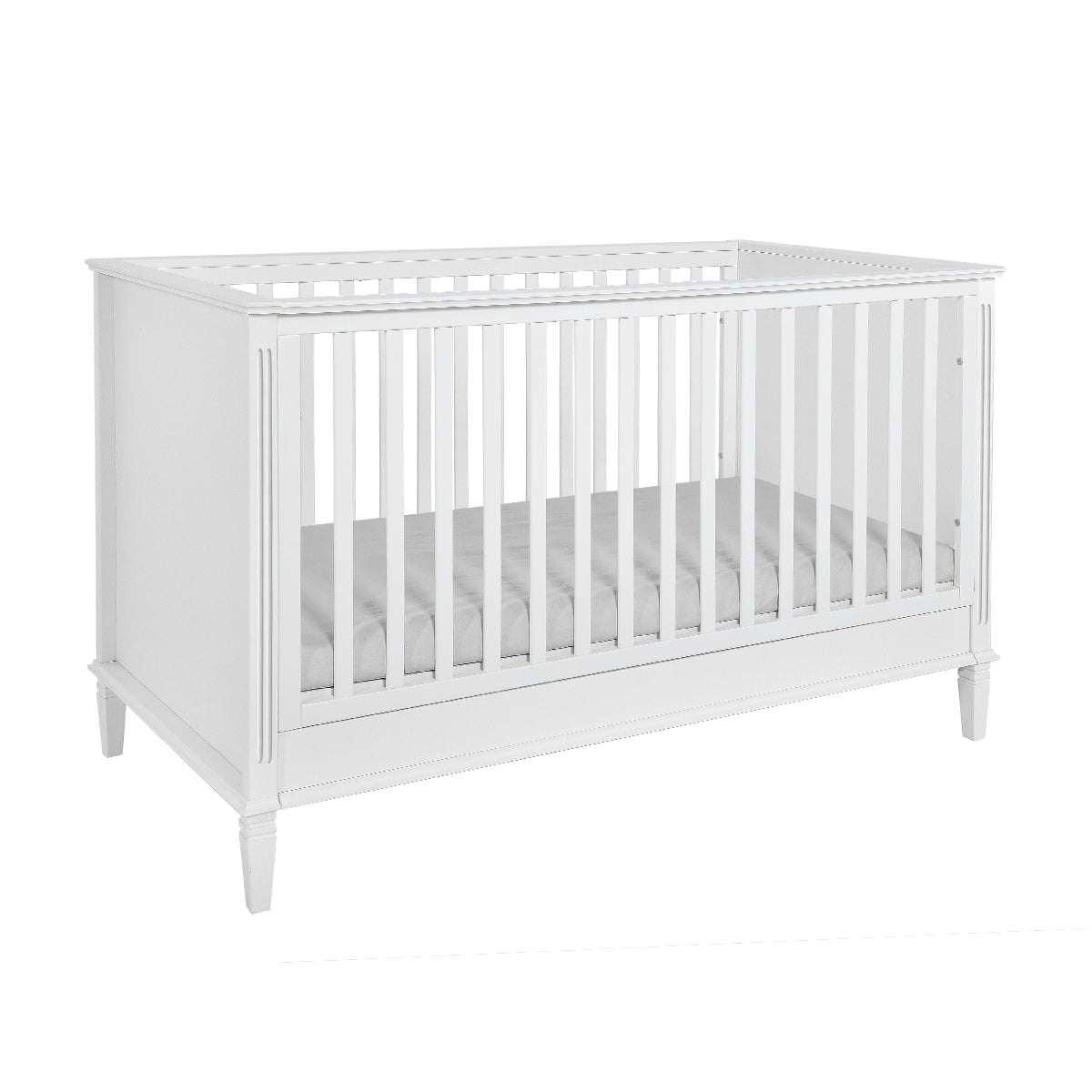 Lit évolutif 70x140 tiroir inclus Novelies Bianka Blanc - vue 2