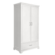 Armoire 2 portes 1 tiroir Novelies Melody Blanc