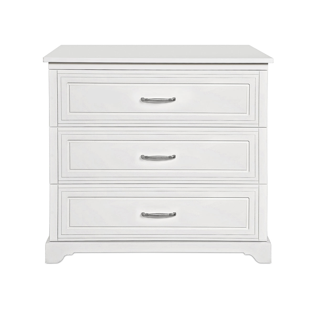 Commode 3 tiroirs et armoire 2 portes Novelies Melody Blanc - vue 2