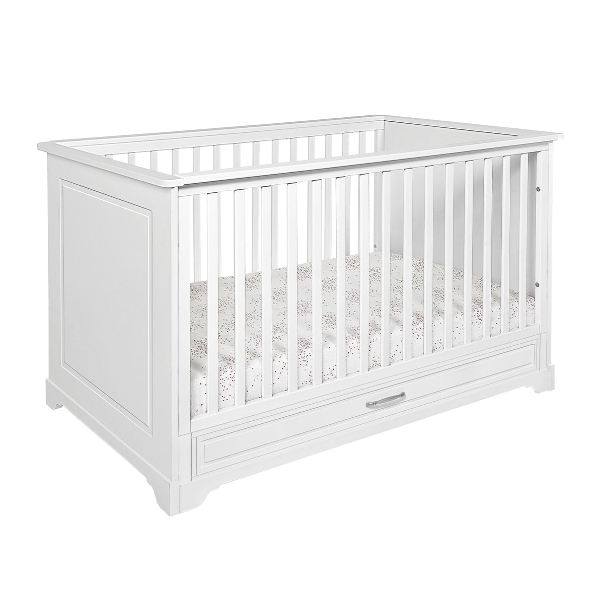 Lit évolutif 70x140 tiroir inclus Novelies Melody Blanc - vue 2