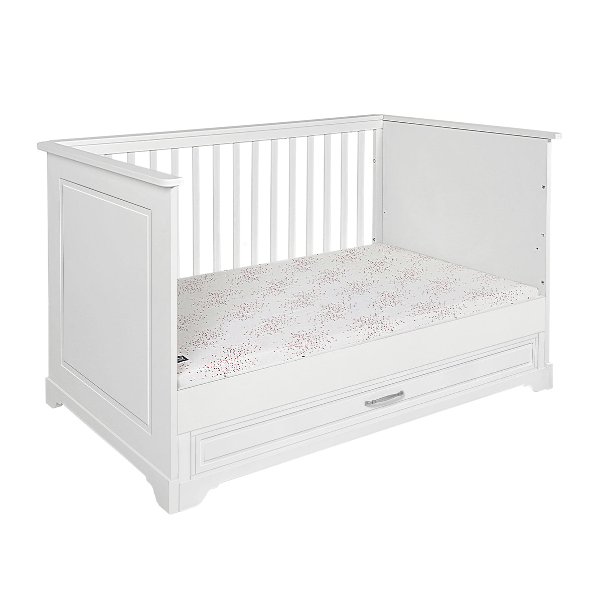 Lit évolutif 70x140 tiroir inclus Novelies Melody Blanc - vue 4