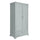 Armoire 2 portes 1 tiroir Novelies Melody Gris