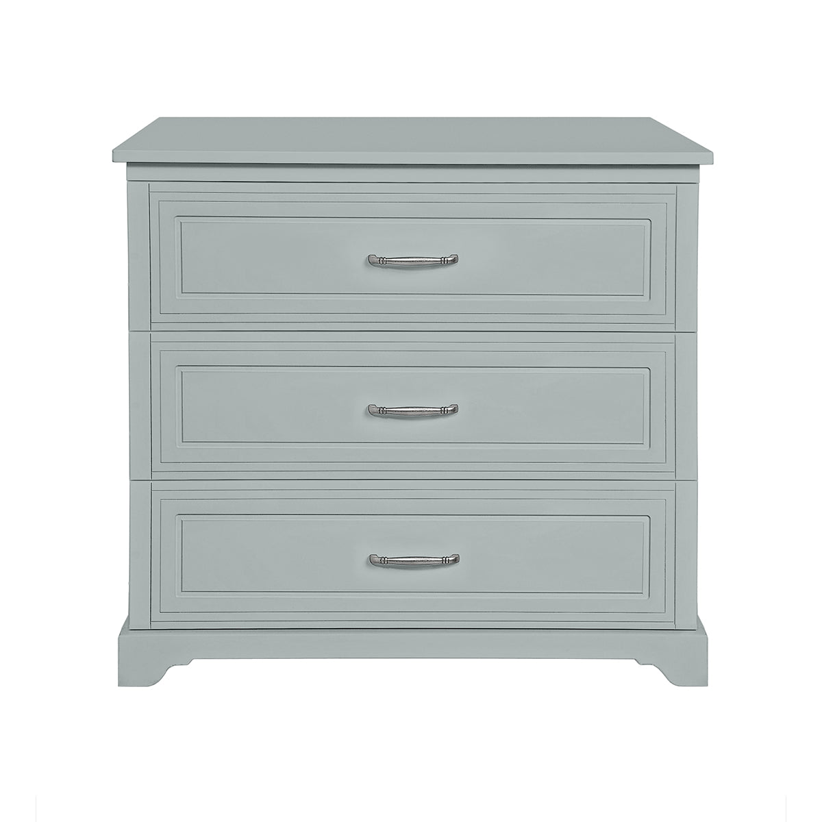 Commode 3 tiroirs et armoire 2 portes Novelies Melody Gris - vue 2