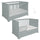 Lit évolutif 70x140 tiroir inclus Novelies Melody Gris