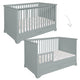 Lit évolutif 70x140 tiroir inclus Novelies Melody Gris