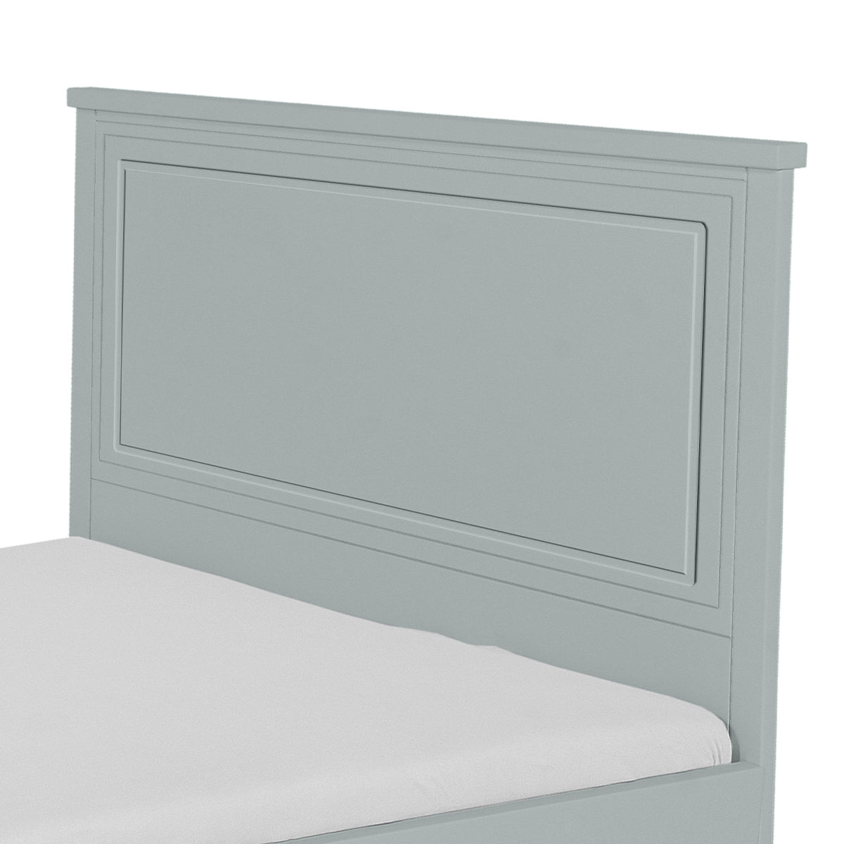 Lit 90x200 sommier et tiroir inclus Novelies Melody Gris - vue 4