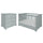 Lit évolutif 70x140 et commode 3 tiroirs Novelies Melody Gris
