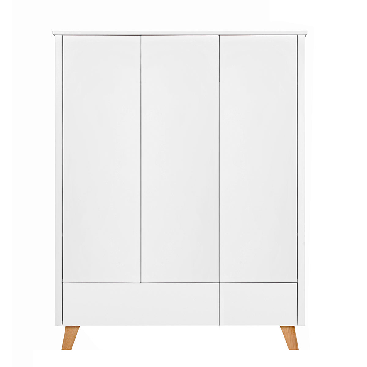 Armoire 3 portes 2 tiroirs Novelies Zara Blanc - vue 3