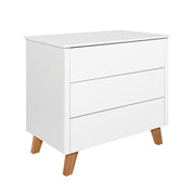 Commode 3 tiroirs Novelies Zara Blanc