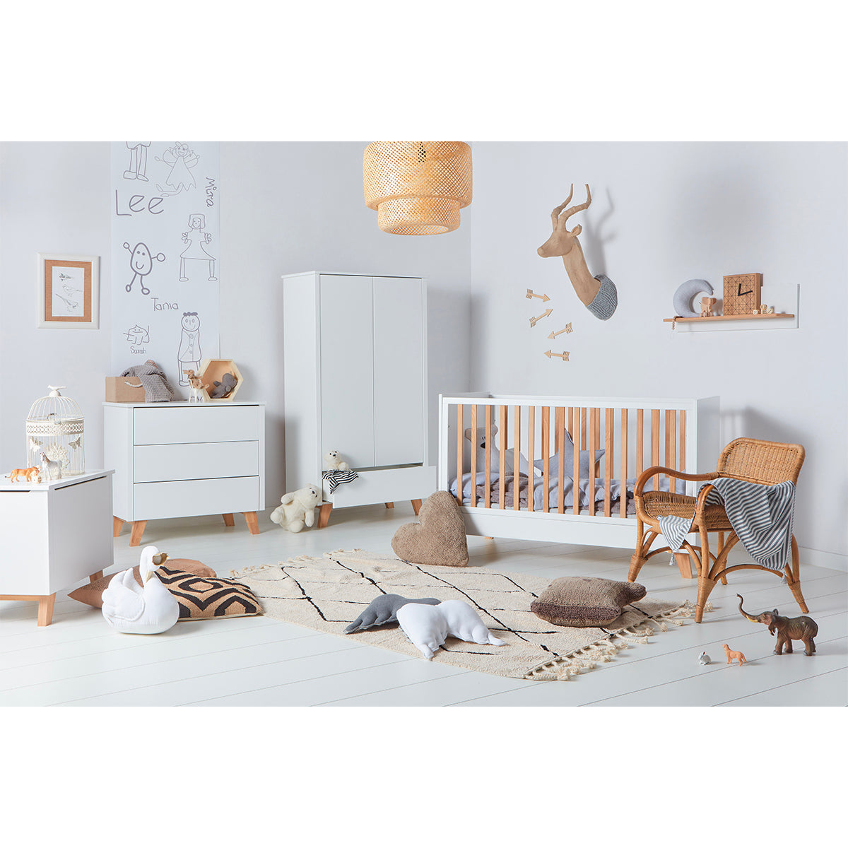 Lit évolutif 70x140 Novelies Zara Blanc - vue 5