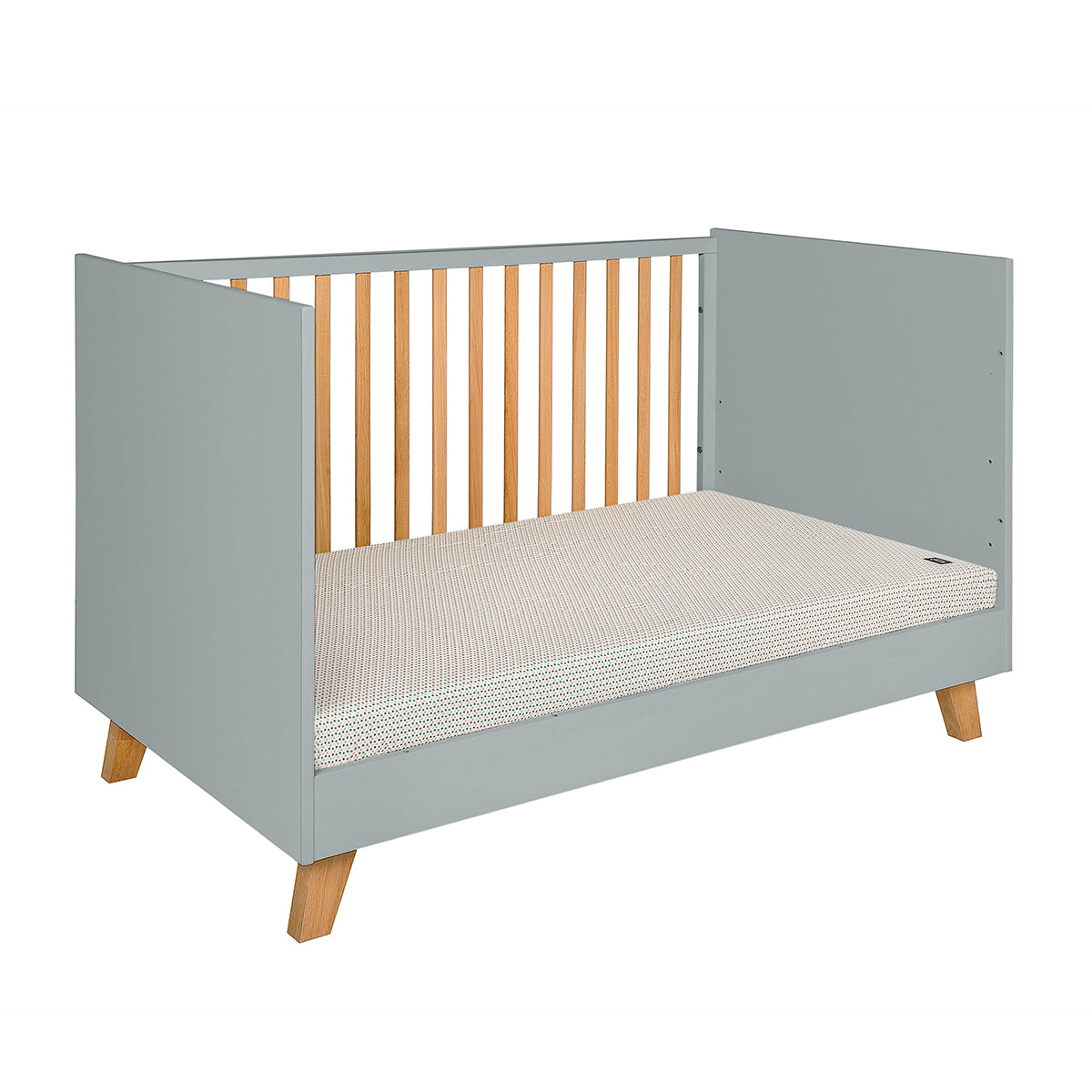 Lit évolutif 70x140 Novelies Zara Gris - vue 2