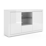 Buffet 2 portes 1 tiroir Olia Blanc