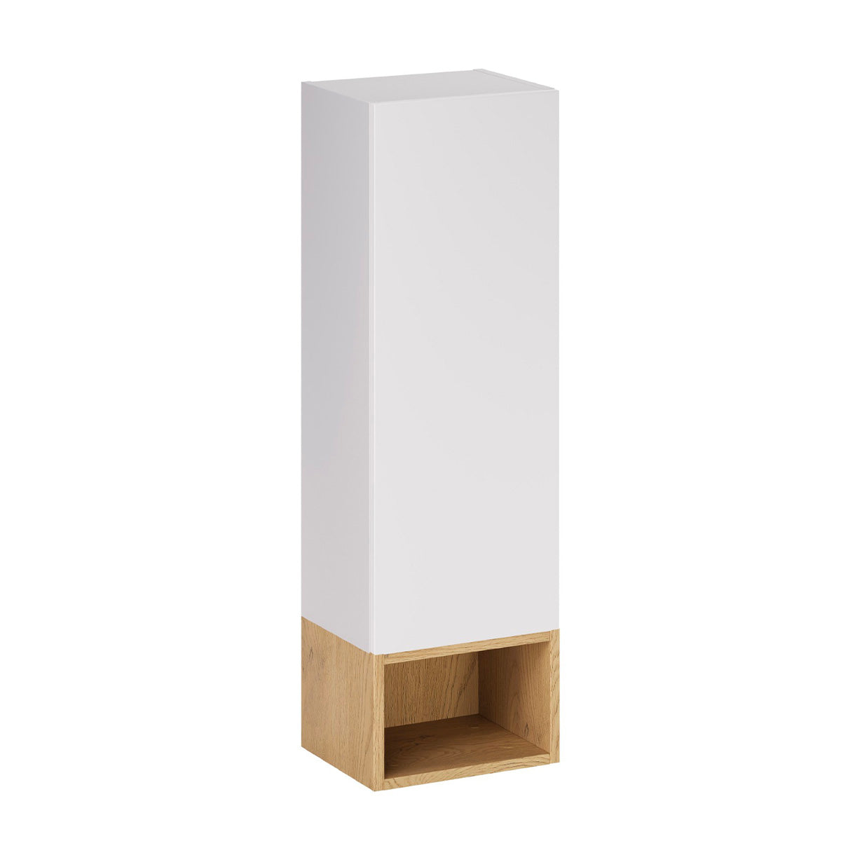 Armoire murale 1 niche Oria Blanc mat
