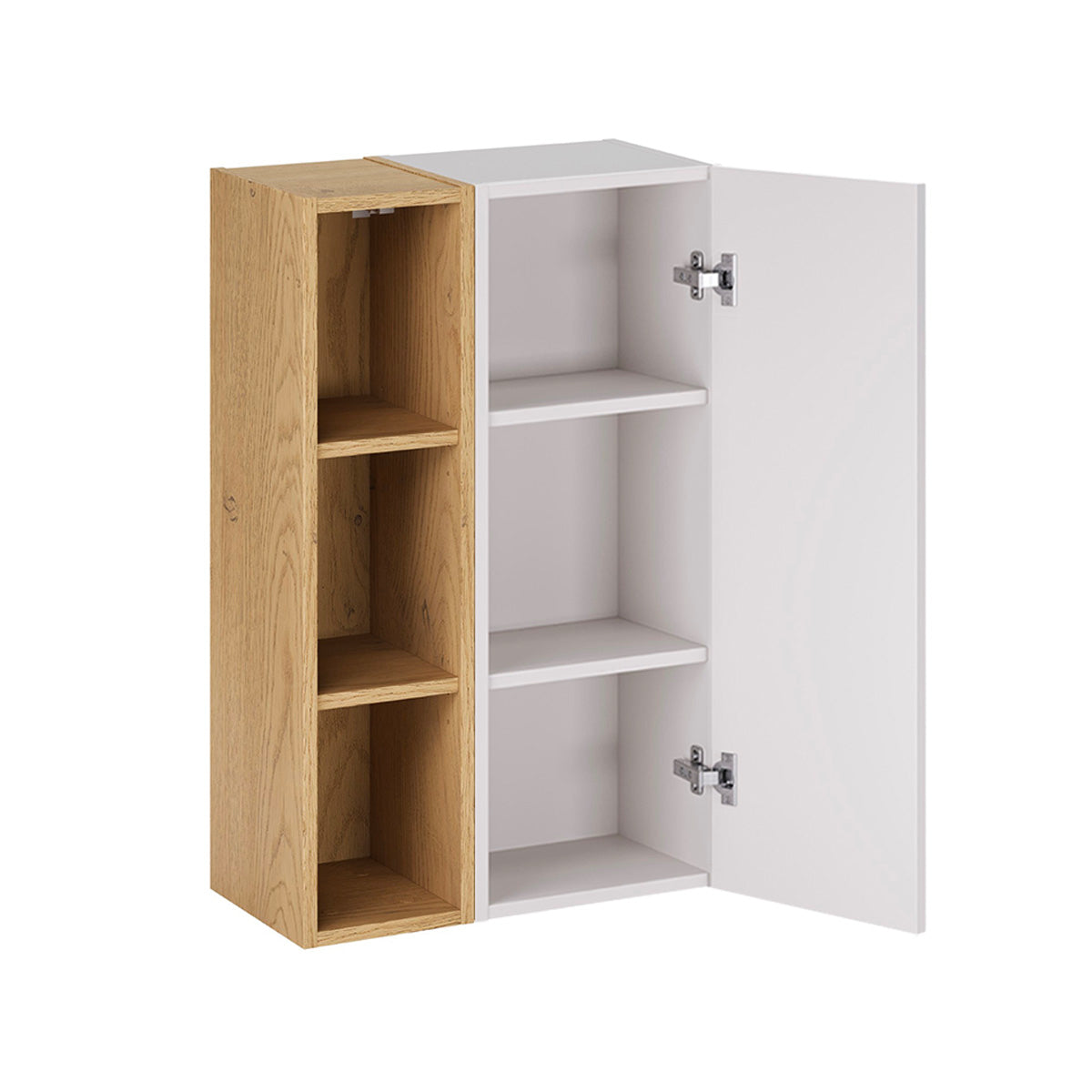 Armoire murale 3 niches Oria Blanc mat - vue 2