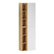 Colonne murale niches Oria Blanc mat