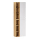 Colonne murale niches Oria Blanc mat