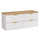 Meuble sous-vasque 120cm plan de toilette Oria Blanc mat