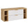 Meuble sous-vasque 120cm 4 niches plan de toilette Oria Blanc mat