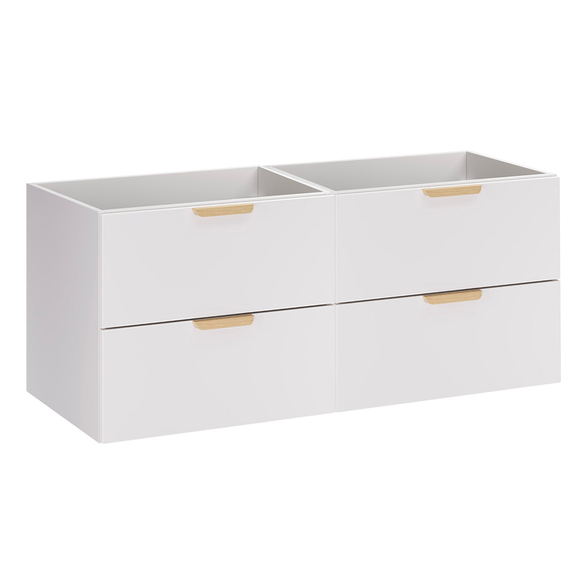 Meuble sous-vasque 120cm Oria Blanc mat